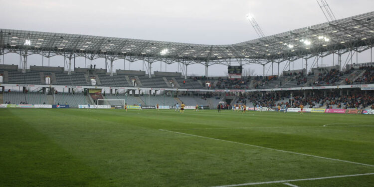12.04.2014. Mecz Korona Kielce - Cracovia Kraków / Wojciech Habdas / Radio Kielce