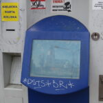 Zdewastowany przystanek przy alei IX Wieków Kielc / Kamil Król / Radio Kielce