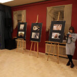 30.1.2015 Kielce. Wystawa Moniki Tokarczyk "Marionetki nieświadomości" w DK Zameczek. / Wojciech Habdas / Radio Kielce