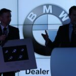 15.1.2015 Kielce. W Kielcach otwarty został pierwszy w województwie świętokrzyskim autoryzowany salon sprzedaży oraz serwis samochodów i motocykli marki BMW. / Robert Felczak / Radio Kielce