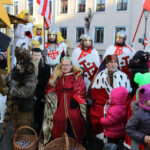 Ulicami Kielc przeszły orszaki królewskie. / Wojciech Habdas / Radio Kielce