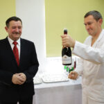 9.1.2015 Kielce. Jan Gierada pożegnał się dziś z pracownikami Wojewódzkiego Szpitala Zespolonego w Kielcach. / Wojciech Habdas / Radio Kielce