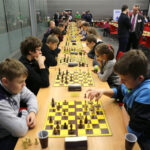 17.1.2015 Kielce. Blisko 90 zawodniczek i zawodników bierze udział w Międzynarodowym Turnieju Szachowym  o Grand Prix Gór Świętokrzyskich, który odbywa się w Centrum Kongresowym Targów Kielce. / Wojciech Habdas / Radio Kielce