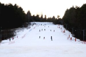 03.01.2014 Narty w Kielcach - skok na Stadionie / Stanisław Blinstrub / Radio Kielce