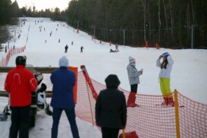 03.01.2014 Narty w Kielcach - skok na Stadionie / Stanisław Blinstrub / Radio Kielce