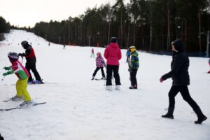 03.01.2014 Narty w Kielcach - skok na Stadionie / Stanisław Blinstrub / Radio Kielce