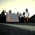 16.01.2015 Protest rodziców w obronie szkoły Skarżysko Kościelne / Stanisław Blinstrub / Radio Kielce