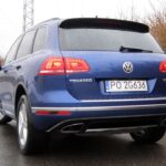 W polskich salonach Volkswagena można już kupić terenowo-rekreacyjny model Touareg po tak zwanym liftingu. / Robert Felczak / Radio Kielce