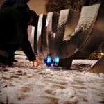 27.01.2015 Przy pomniku Menora wspomniano wyzwolenie obozu Auschwitz / Radio Kielce