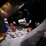 27.01.2015 Przy pomniku Menora wspomniano wyzwolenie obozu Auschwitz / Radio Kielce