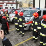 Przekazanie nowych pojazdów Państwowej Straży Pożarnej (12 lutego 2015 r.) / Piotr Michalski / Radio Kielce