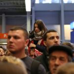 Powitanie polskich piłkarzy ręcznych na lotnisku Chopina w Warszawie (2 lutego 2015) / Wojciech Habdas / Radio Kielce