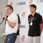 Powitanie polskich piłkarzy ręcznych na lotnisku Chopina w Warszawie (2 lutego 2015) / Wojciech Habdas / Radio Kielce