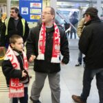 Powitanie polskich piłkarzy ręcznych na lotnisku Chopina w Warszawie (2 lutego 2015) / Wojciech Habdas / Radio Kielce