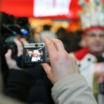 Powitanie polskich piłkarzy ręcznych na lotnisku Chopina w Warszawie (2 lutego 2015) / Wojciech Habdas / Radio Kielce