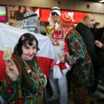 Powitanie polskich piłkarzy ręcznych na lotnisku Chopina w Warszawie (2 lutego 2015) / Wojciech Habdas / Radio Kielce