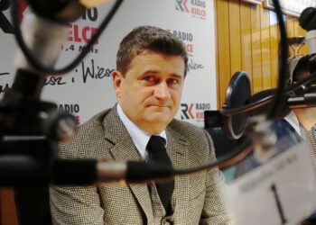 11.02.2015 Janusz Palikot w Radiu Kielce / Stanisław Blinstrub / Radio Kielce