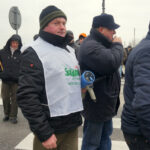 Protest rolników w Podchojnach, powiat jędrzejowski / Krzysztof Żołądek / Radio Kielce