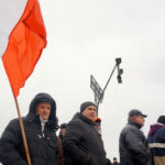 Protest rolników w Podchojnach, powiat jędrzejowski / Krzysztof Żołądek / Radio Kielce