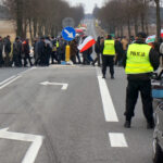 Protest rolników w Podchojnach, powiat jędrzejowski / Krzysztof Żołądek / Radio Kielce