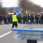Protest rolników w Podchojnach, powiat jędrzejowski / Krzysztof Żołądek / Radio Kielce
