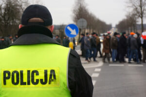 Protest rolników w Podchojnach, powiat jędrzejowski / Krzysztof Żołądek / Radio Kielce