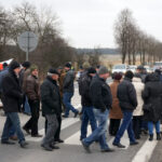 Protest rolników w Podchojnach, powiat jędrzejowski / Krzysztof Żołądek / Radio Kielce