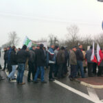 Protest rolników w Podchojnach / Ewa Pociejowska-Gawęda / Radio Kielce
