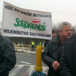 Protest rolników w Podchojnach / Ewa Pociejowska-Gawęda / Radio Kielce