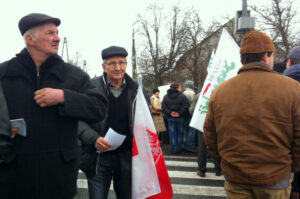 Protest rolników w Podchojnach / Ewa Pociejowska-Gawęda / Radio Kielce