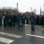 Protest rolników w Podchojnach / Ewa Pociejowska-Gawęda / Radio Kielce