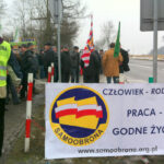 Protest rolników w Podchojnach / Ewa Pociejowska-Gawęda / Radio Kielce