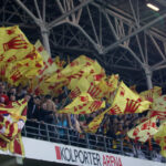 T-Mobile Ekstraklasa Korona Kielce - Legia Warszawa. Kibice Korony stworzyli niesamowitą atmosferę / Kamil Król / Radio Kielce