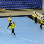 17.2.2015 Kijów. Trening przed meczem KS Vive Tauron Kielce - HC Motor Zaporozhye / Wojciech Habdas / Radio Kielce