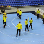 17.2.2015 Kijów. Trening przed meczem KS Vive Tauron Kielce - HC Motor Zaporozhye / Wojciech Habdas / Radio Kielce