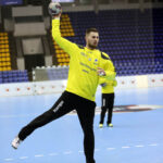 17.2.2015 Kijów. Trening przed meczem KS Vive Tauron Kielce - HC Motor Zaporozhye / Wojciech Habdas / Radio Kielce