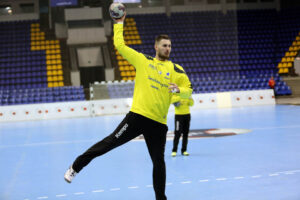 17.2.2015 Kijów. Trening przed meczem KS Vive Tauron Kielce - HC Motor Zaporozhye / Wojciech Habdas / Radio Kielce