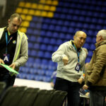 18.2.2015 Kijów. Rozgrzewka przed meczem. / Wojciech Habdas / Radio Kielce