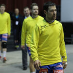 18.2.2015 Kijów. W meczu ostatniej, 10. kolejki Ligi Mistrzów piłkarze ręczni Vive Tauronu Kielce pokonali w Pałacu Sportu w Kijowie Motor Zaporoże 28:27 (10:19). / Wojciech Habdas / Radio Kielce