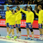 18.2.2015 Kijów. W meczu ostatniej, 10. kolejki Ligi Mistrzów piłkarze ręczni Vive Tauronu Kielce pokonali w Pałacu Sportu w Kijowie Motor Zaporoże 28:27 (10:19). / Wojciech Habdas / Radio Kielce