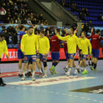 18.2.2015 Kijów. W meczu ostatniej, 10. kolejki Ligi Mistrzów piłkarze ręczni Vive Tauronu Kielce pokonali w Pałacu Sportu w Kijowie Motor Zaporoże 28:27 (10:19). / Wojciech Habdas / Radio Kielce