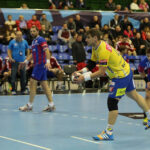 18.2.2015 Kijów. W meczu ostatniej, 10. kolejki Ligi Mistrzów piłkarze ręczni Vive Tauronu Kielce pokonali w Pałacu Sportu w Kijowie Motor Zaporoże 28:27 (10:19). / Wojciech Habdas / Radio Kielce