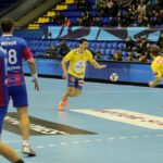 18.2.2015 Kijów. W meczu ostatniej, 10. kolejki Ligi Mistrzów piłkarze ręczni Vive Tauronu Kielce pokonali w Pałacu Sportu w Kijowie Motor Zaporoże 28:27 (10:19). / Wojciech Habdas / Radio Kielce