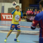 18.2.2015 Kijów. W meczu ostatniej, 10. kolejki Ligi Mistrzów piłkarze ręczni Vive Tauronu Kielce pokonali w Pałacu Sportu w Kijowie Motor Zaporoże 28:27 (10:19). / Wojciech Habdas / Radio Kielce