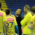 18.2.2015 Kijów. W meczu ostatniej, 10. kolejki Ligi Mistrzów piłkarze ręczni Vive Tauronu Kielce pokonali w Pałacu Sportu w Kijowie Motor Zaporoże 28:27 (10:19). / Wojciech Habdas / Radio Kielce