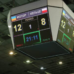 18.2.2015 Kijów. W meczu ostatniej, 10. kolejki Ligi Mistrzów piłkarze ręczni Vive Tauronu Kielce pokonali w Pałacu Sportu w Kijowie Motor Zaporoże 28:27 (10:19). / Wojciech Habdas / Radio Kielce