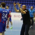 18.2.2015 Kijów. W meczu ostatniej, 10. kolejki Ligi Mistrzów piłkarze ręczni Vive Tauronu Kielce pokonali w Pałacu Sportu w Kijowie Motor Zaporoże 28:27 (10:19). / Wojciech Habdas / Radio Kielce