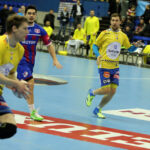 18.2.2015 Kijów. W meczu ostatniej, 10. kolejki Ligi Mistrzów piłkarze ręczni Vive Tauronu Kielce pokonali w Pałacu Sportu w Kijowie Motor Zaporoże 28:27 (10:19). / Wojciech Habdas / Radio Kielce