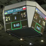 18.2.2015 Kijów. W meczu ostatniej, 10. kolejki Ligi Mistrzów piłkarze ręczni Vive Tauronu Kielce pokonali w Pałacu Sportu w Kijowie Motor Zaporoże 28:27 (10:19). / Wojciech Habdas / Radio Kielce