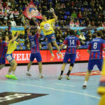 18.2.2015 Kijów. W meczu ostatniej, 10. kolejki Ligi Mistrzów piłkarze ręczni Vive Tauronu Kielce pokonali w Pałacu Sportu w Kijowie Motor Zaporoże 28:27 (10:19). / Wojciech Habdas / Radio Kielce